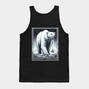 Monochromatic Antarctic Expedition Polar Bear Tank Top